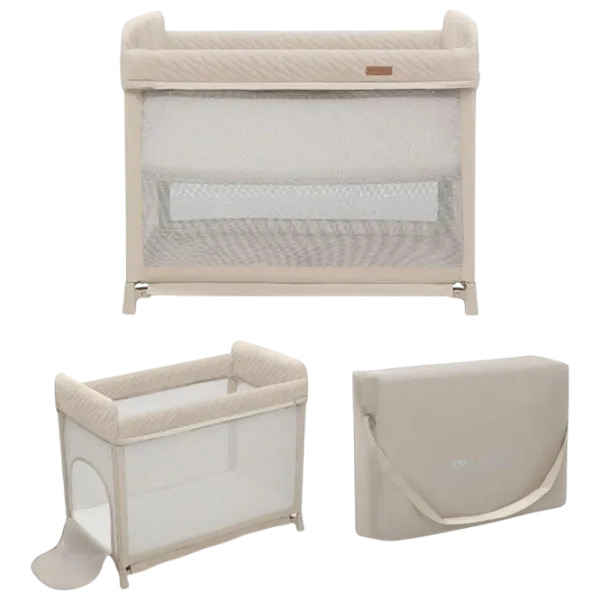 Țarc pentru copii KinderKraft Moon Dream (KLMODR00BEG3000) 0 luni - 3 ani / Beige photo 6