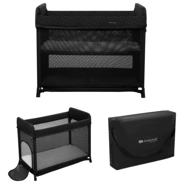Țarc pentru copii KinderKraft Moon Dream (KLMODR00BLK3000) 0 luni - 3 ani / Black photo 6
