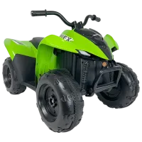 ATV pentru copii Injusa Kawasaki KFX90 6V 25 kg / 4+ / 5 km/h / Green