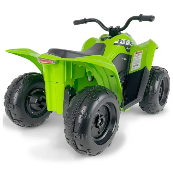 ATV pentru copii Injusa Kawasaki KFX90 6V 25 kg / 4+ / 5 km/h / Green photo 6