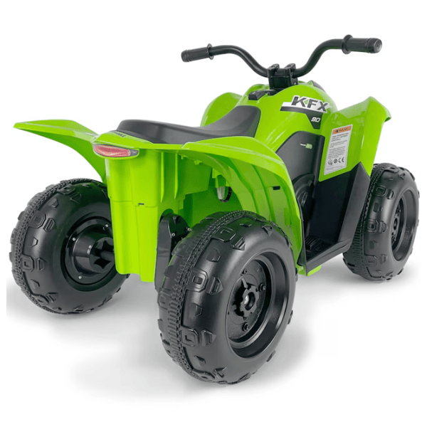 ATV pentru copii Injusa Kawasaki KFX90 6V 25 kg / 4+ / 5 km/h / Green photo 6