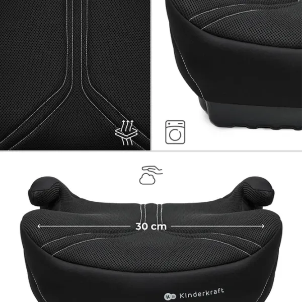 Scaun auto KinderKraft I-BOOST 2 PRO i-Size  6 ani - 12 ani / 36 kg / Black photo 3