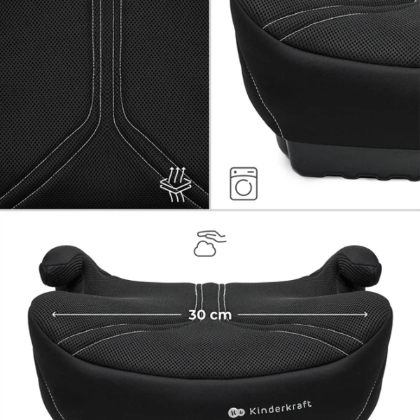 Scaun auto KinderKraft I-BOOST 2 PRO i-Size  6 ani - 12 ani / 36 kg / Black photo 3
