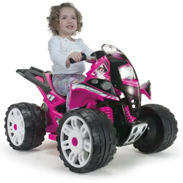 ATV pentru copii Injusa The Beast 12V 30 kg / 2+ / 6 km/h / Pink photo 2