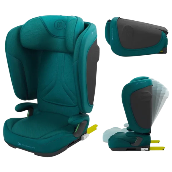 Scaun auto KinderKraft UNITY 2 I-Size  3.5 ani - 12 ani / 36 kg / Green photo 2