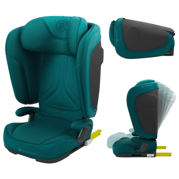 Scaun auto KinderKraft UNITY 2 I-Size  3.5 ani - 12 ani / 36 kg / Green photo 2