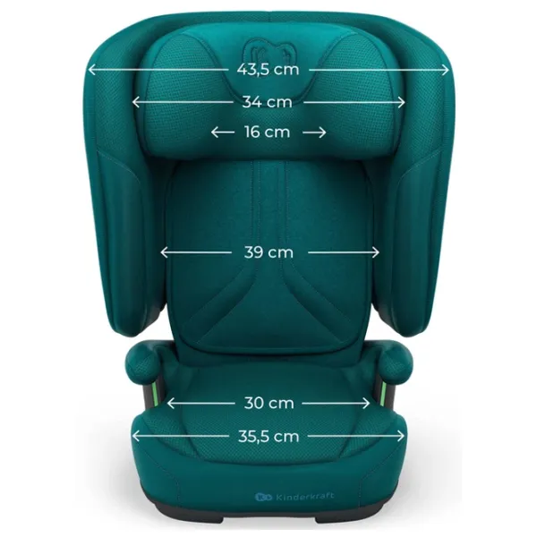 Scaun auto KinderKraft UNITY 2 I-Size  3.5 ani - 12 ani / 36 kg / Green photo 12