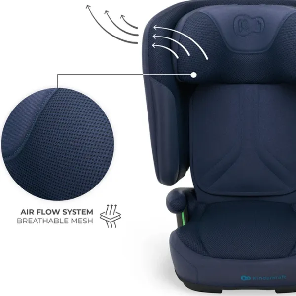 Scaun auto KinderKraft UNITY 2 I-Size  3.5 ani - 12 ani / 36 kg / Blue photo 4