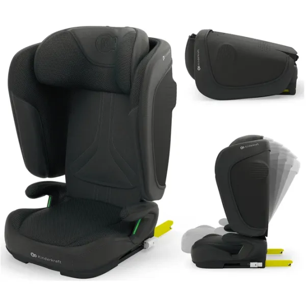 Детское автокресло KinderKraft UNITY 2 I-Size  3.5 года - 12 лет / 36 кг / Черный photo 2