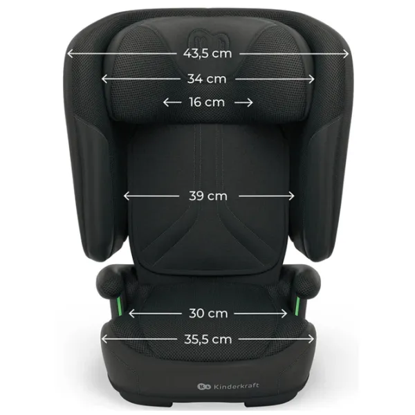 Детское автокресло KinderKraft UNITY 2 I-Size  3.5 года - 12 лет / 36 кг / Черный photo 10