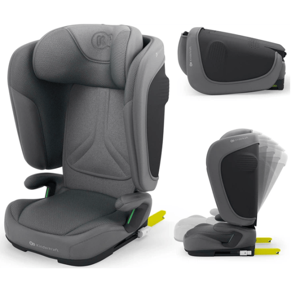 Детское автокресло KinderKraft UNITY 2 I-Size  3.5 года - 12 лет / 36 кг / Серый photo 2