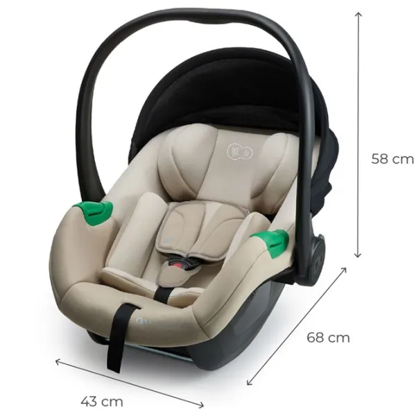Scaun auto KinderKraft Mink Pro 2  0 luni - 1 an / 13 kg / Beige photo 4