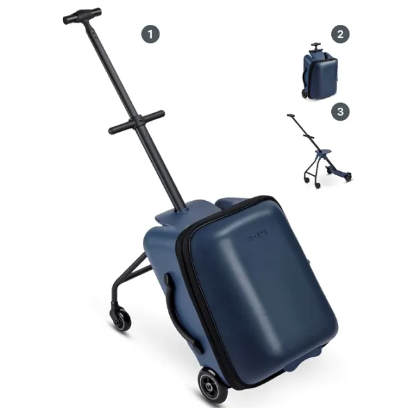 Чемодан Micro Ride On Luggage Eazy Weekender  26л/ Темный Синий photo 2