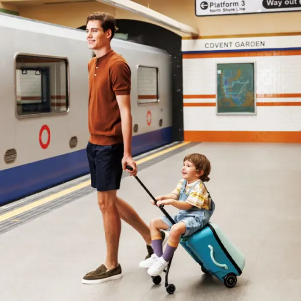 Valiză Micro Micro Ride On Luggage Eazy Allrounder 26l/ Blue photo 10
