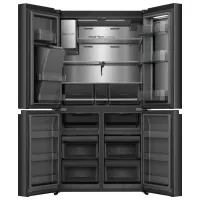 Frigider Hisense RQ600P7SKE cu congelator jos 615 l / 179 cm / Black photo 4