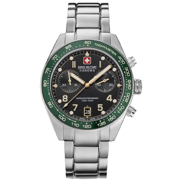 Ceas de mână pentru bărbați Swiss Military Hanowa SMWGI0007703 Cuarț / 43 mm photo 1