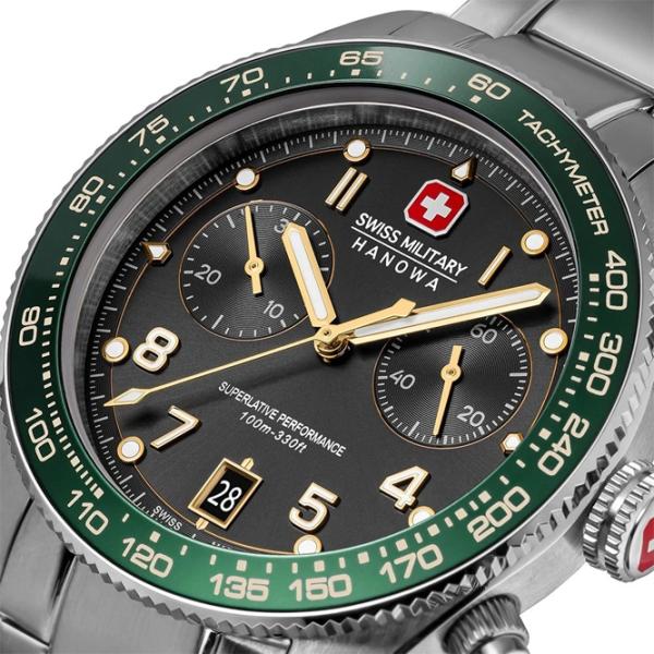 Ceas de mână pentru bărbați Swiss Military Hanowa SMWGI0007703 Cuarț / 43 mm photo 3