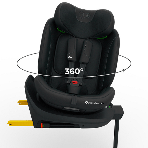 Детское автокресло KinderKraft I-360 2 PLUS i-Size  0 месяцев - 12 лет / 36 кг / Черный photo 3