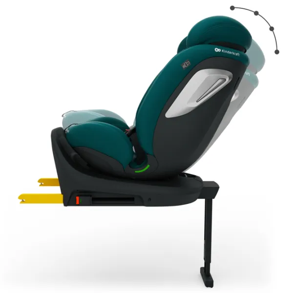 Scaun auto KinderKraft I-360 2 PLUS i-Size  0 luni - 12 ani / 36 kg / Green photo 4