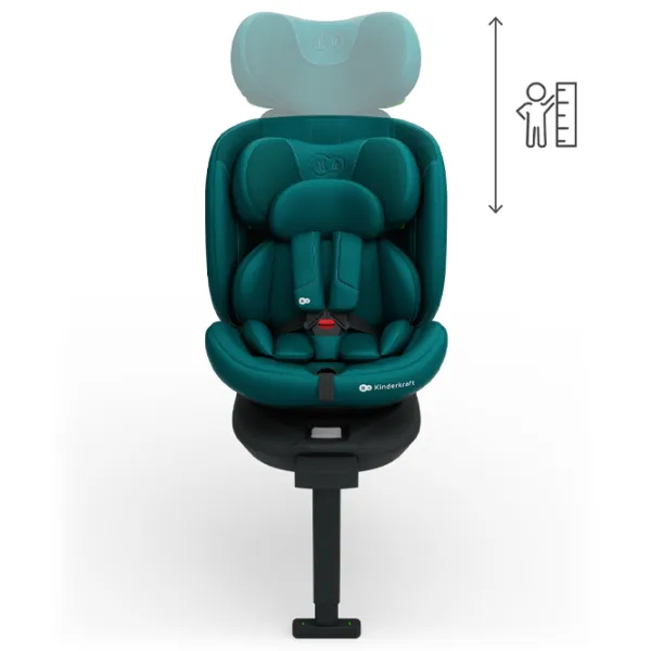 Scaun auto KinderKraft I-360 2 PLUS i-Size  0 luni - 12 ani / 36 kg / Green photo 5