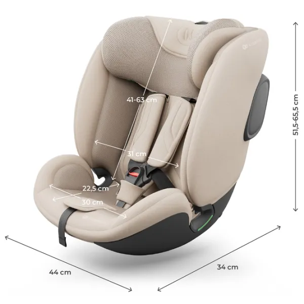 Scaun auto KinderKraft ENDURA SAFE  3 luni - 12 ani / 36 kg / Beige photo 11