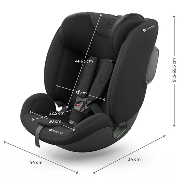 Scaun auto KinderKraft ENDURA SAFE  3 luni - 12 ani / 36 kg / Black photo 11