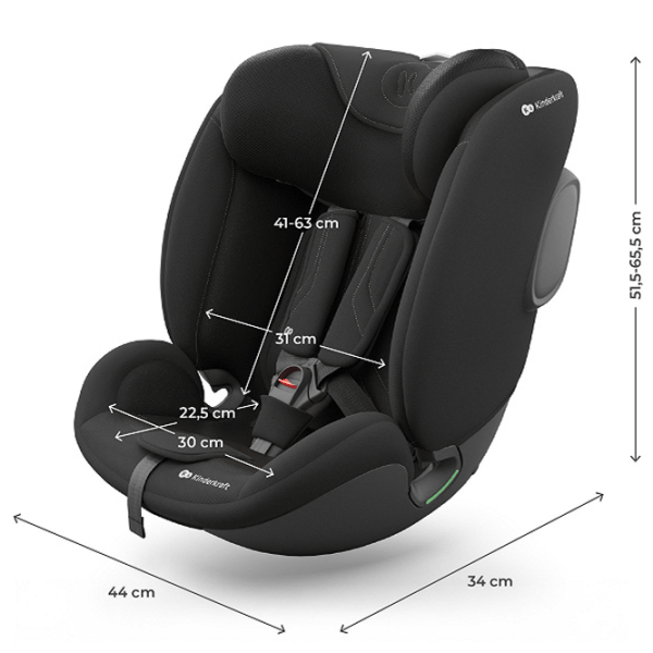 Scaun auto KinderKraft ENDURA SAFE  3 luni - 12 ani / 36 kg / Black photo 11
