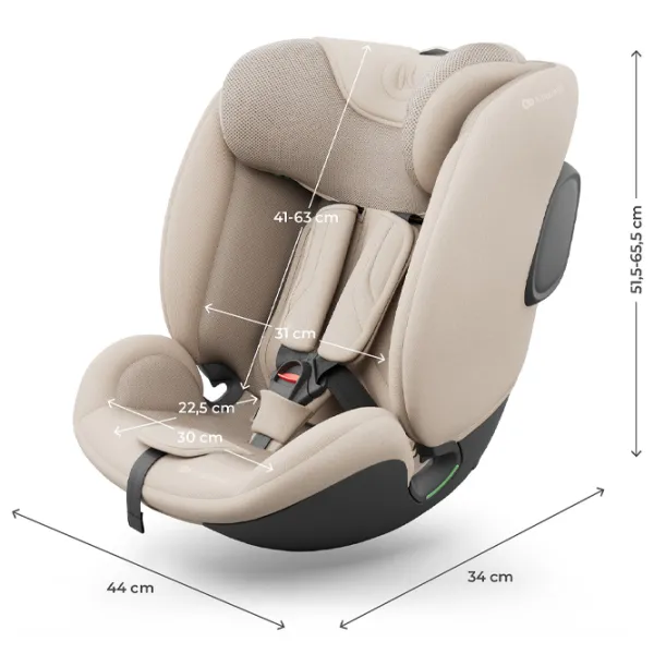 Детское автокресло KinderKraft ENDURA SAFE MODULAR SYSTEM  3 месяца - 12 лет / 36 кг / Бежевый photo 17