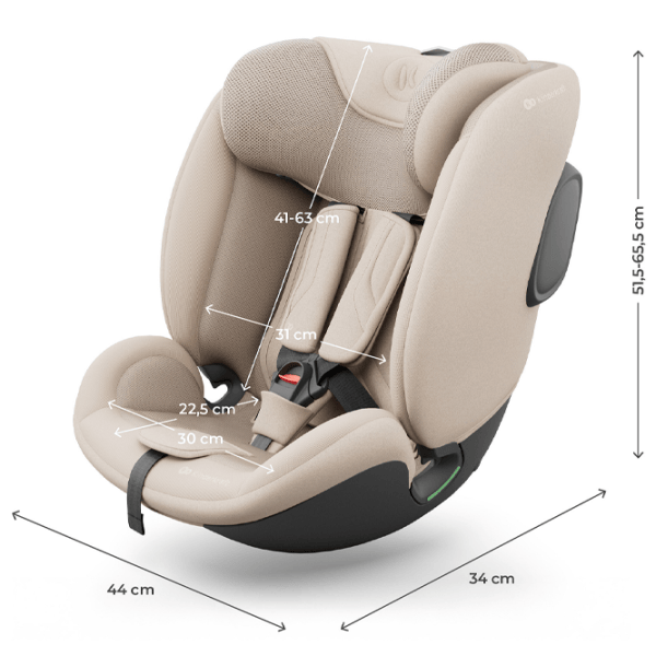 Детское автокресло KinderKraft ENDURA SAFE MODULAR SYSTEM  3 месяца - 12 лет / 36 кг / Бежевый photo 17
