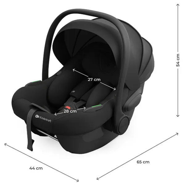 Детское автокресло KinderKraft ENDURA SAFE MODULAR SYSTEM  3 месяца - 12 лет / 36 кг / Черный photo 16
