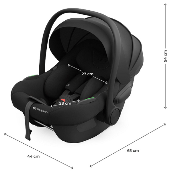 Детское автокресло KinderKraft ENDURA SAFE MODULAR SYSTEM  3 месяца - 12 лет / 36 кг / Черный photo 16