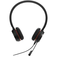 Căști Jabra EVOLVE 20 SE Red Black Cu fir/ Personal photo 3