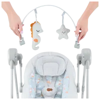 Balansor KinderKraft Swingee 0 ani - 6 ani / Gray photo 2
