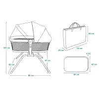 Детская кровать Lionelo Malin Evo 0 месяцев - / Бежевый photo 13