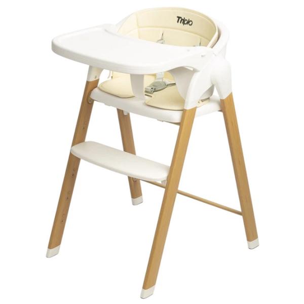 Стульчик для кормления Caretero Triplo 7731 (5903076320889) / 6 месяцев / Бежевый  photo 1