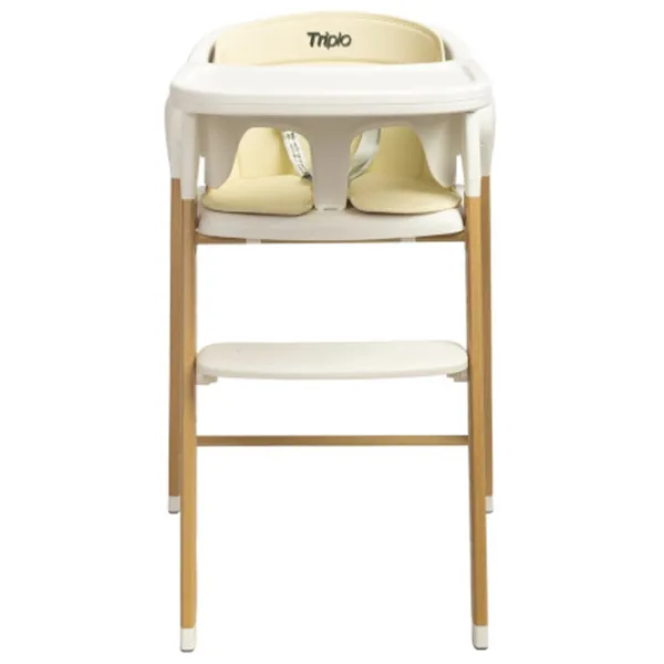 Стульчик для кормления Caretero Triplo 7731 (5903076320889) / 6 месяцев / Бежевый  photo 11