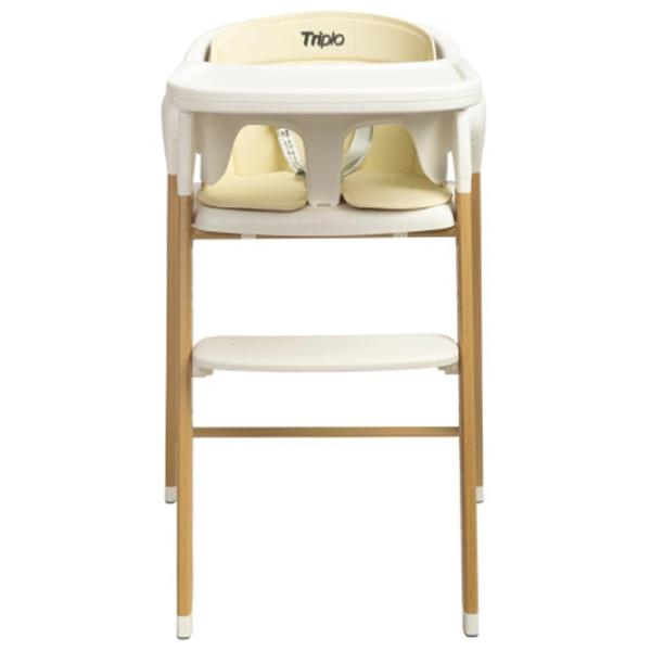 Стульчик для кормления Caretero Triplo 7731 (5903076320889) / 6 месяцев / Бежевый  photo 11