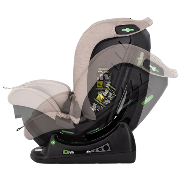 Scaun auto Chipolino Aviato I-size  0 luni - 12 ani / 36 kg / Beige photo 5