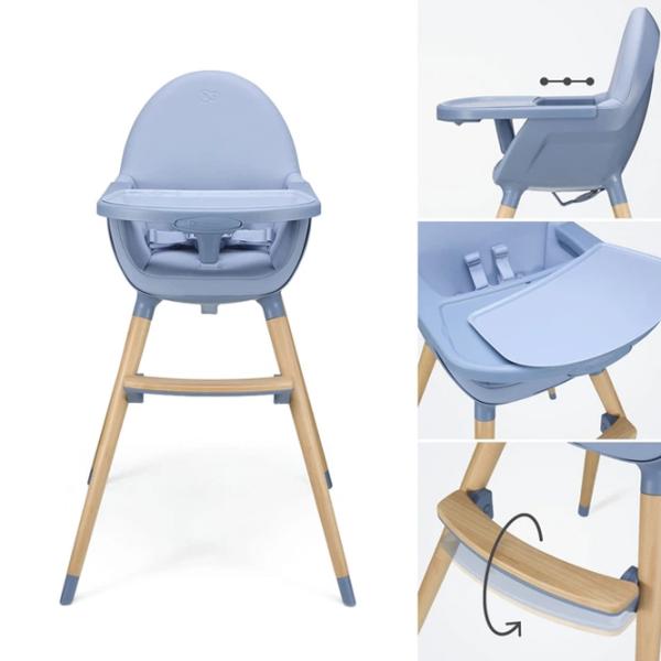 Стульчик для кормления KinderKraft Fini (KHFINI02NOR0000) / 6 месяцев / Nordic Breeze  photo 2