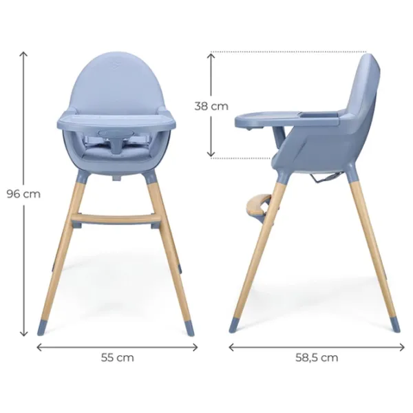 Стульчик для кормления KinderKraft Fini (KHFINI02NOR0000) / 6 месяцев / Nordic Breeze  photo 7