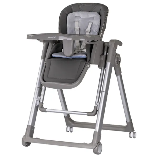 Стульчик для кормления Chipolino Super Chef 2in1 (STHSC02501CL) / 0 месяцев / Cloud Grey  photo 1