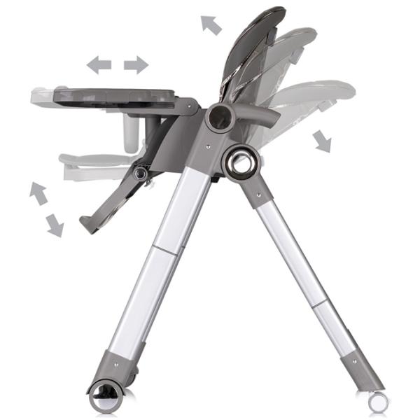 Стульчик для кормления Chipolino Super Chef 2in1 (STHSC02501CL) / 0 месяцев / Cloud Grey  photo 5