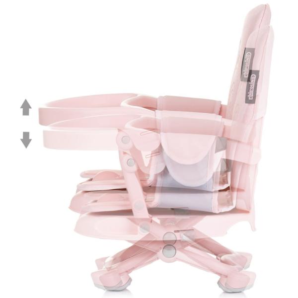Стульчик для кормления Chipolino Lollipop (STHBL02403FL) / 6 месяцев / Розовый  photo 4