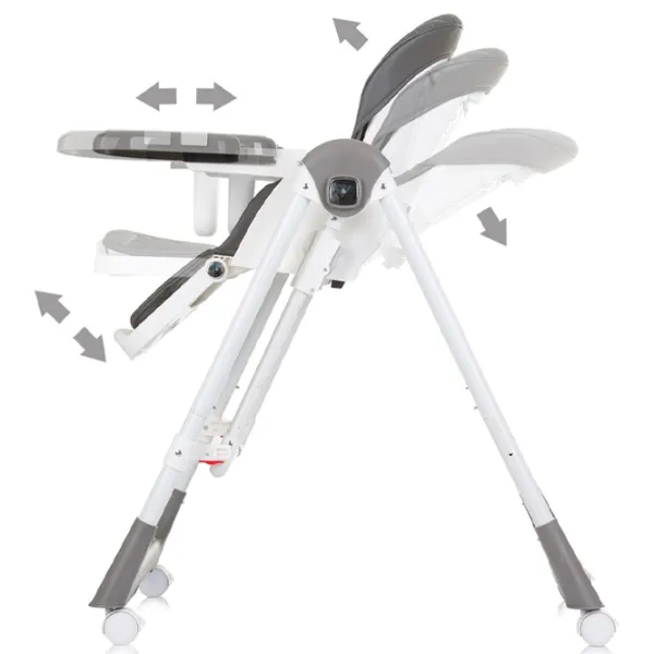 Стульчик для кормления Chipolino 2in1 Milk Shake (STHMS02404GN) / 0 месяцев / Гранит  photo 2