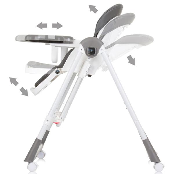 Стульчик для кормления Chipolino 2in1 Milk Shake (STHMS02404GN) / 0 месяцев / Гранит  photo 2