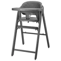 Scaun de masă KinderKraft Tino (KHTINO00GRY0000) / 6 luni / Gray 