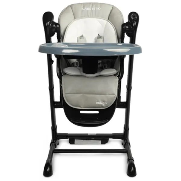 Стульчик для кормления Caretero Indigo (5908310397153) / 1 месяц / Черный  photo 6