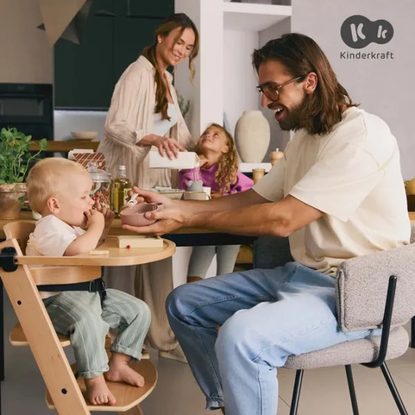 Стульчик для кормления KinderKraft Enock (KKKENOCBRWF0000) / 6 месяцев / Коричневый  photo 11