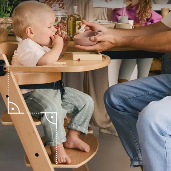 Стульчик для кормления KinderKraft Enock (KKKENOCBRWF0000) / 6 месяцев / Коричневый  photo 12