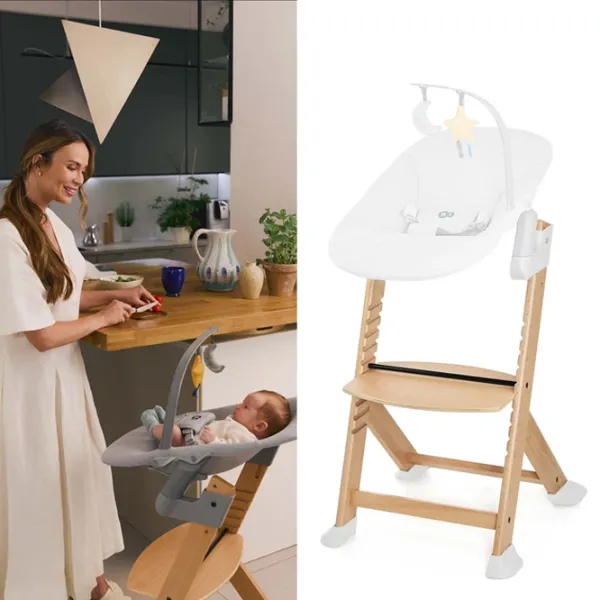 Стульчик для кормления KinderKraft Enock (KKKENOCBRWF0000) / 6 месяцев / Коричневый  photo 13